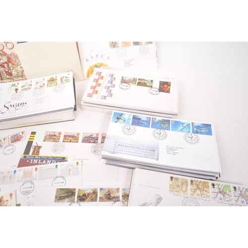 491 - A collection of 20th century British Presentation Pack stamps and First Day Covers. The collection t... 