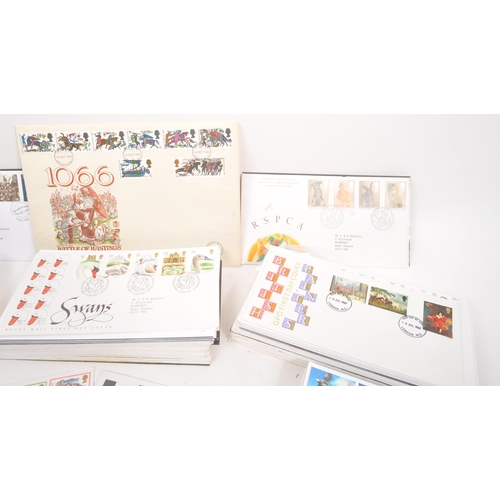 491 - A collection of 20th century British Presentation Pack stamps and First Day Covers. The collection t... 