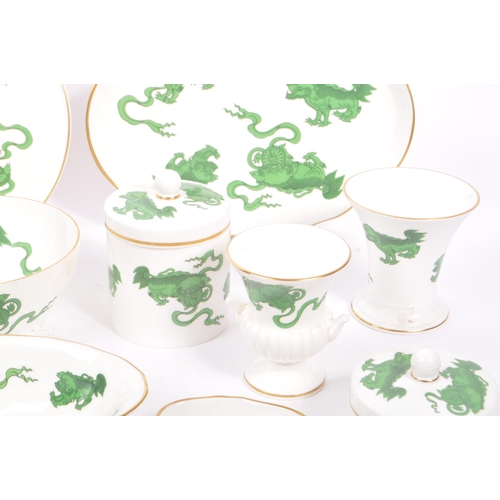 50 - Wedgwood - Chinese Tigers Pattern - A late 20th century porcelain china part tea service and other i... 