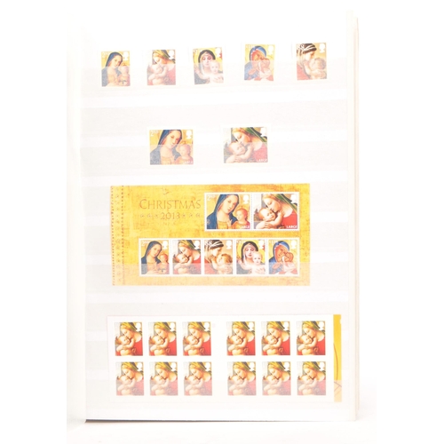 502 - Royal Mail - A large collection of British Royal Mail commemorative stamps held unhinged within stam... 