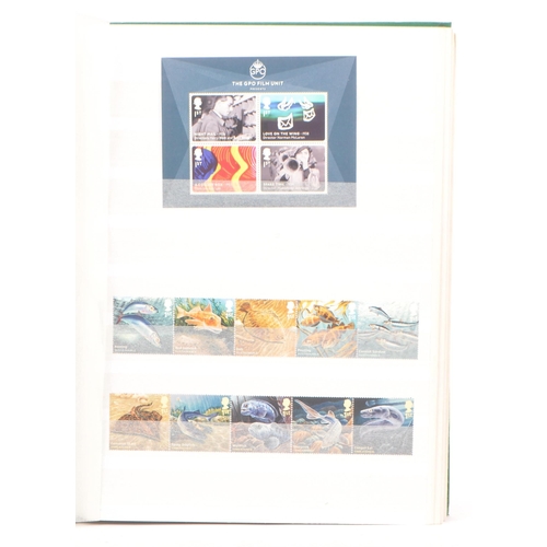 502 - Royal Mail - A large collection of British Royal Mail commemorative stamps held unhinged within stam... 
