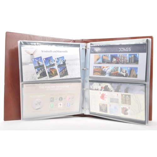 504 - Royal Mail - A large collection of British Royal Mail commemorative stamps presentation packs held w... 