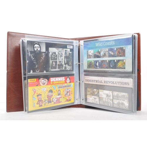 505 - Royal Mail - A large collection of British Royal Mail commemorative stamps presentation packs held w... 