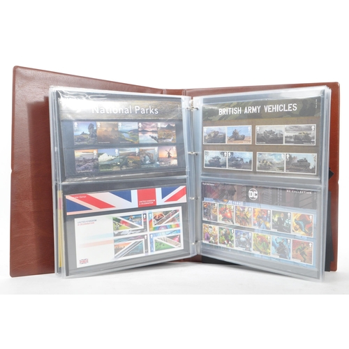 505 - Royal Mail - A large collection of British Royal Mail commemorative stamps presentation packs held w... 