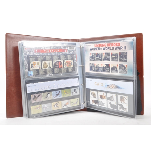 505 - Royal Mail - A large collection of British Royal Mail commemorative stamps presentation packs held w... 