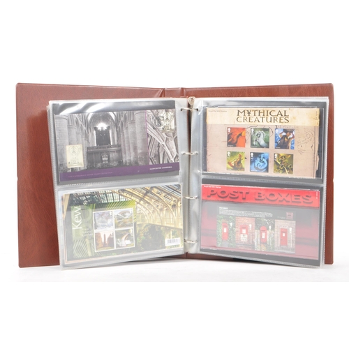 508 - Royal Mail - A large collection of British Royal Mail commemorative stamps presentation packs held w... 