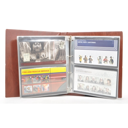 508 - Royal Mail - A large collection of British Royal Mail commemorative stamps presentation packs held w... 