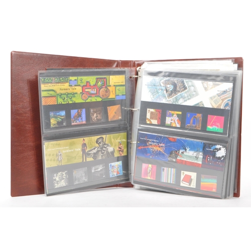 515 - Royal Mail - A large collection of British Royal Mail commemorative stamps presentation packs held w... 