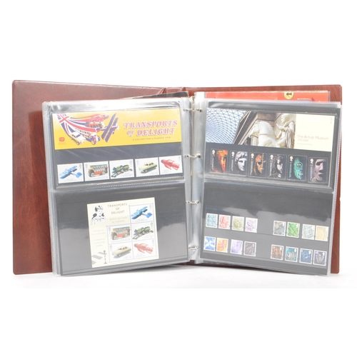 516 - Royal Mail - A large collection of British Royal Mail commemorative stamps presentation packs held w... 