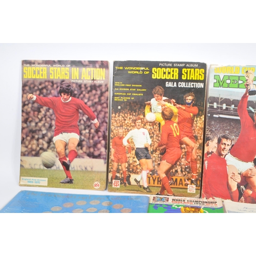 530 - Of Sporting Interest - A collection of vintage 20th century football memorabilia. Including football... 