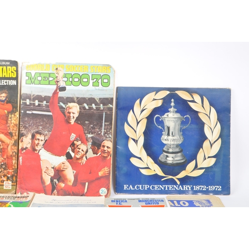 530 - Of Sporting Interest - A collection of vintage 20th century football memorabilia. Including football... 