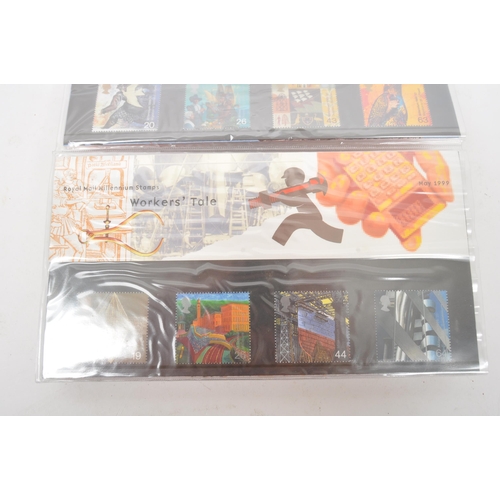 541 - Royal Mail - Millennium Collection - Commemorative stamps gift pack. Including artist's tale, soldie... 