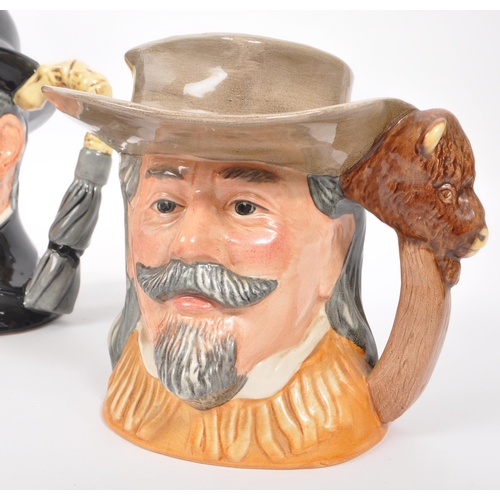 77 - Royal Doulton - A collection of four 20th Century ceramic Royal Doulton character jugs to include Th... 