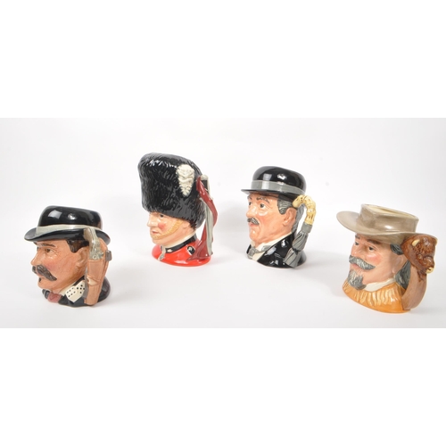 77 - Royal Doulton - A collection of four 20th Century ceramic Royal Doulton character jugs to include Th... 