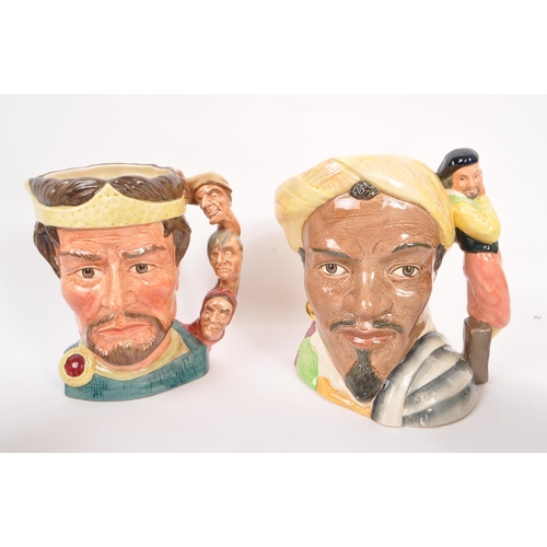 78 - Royal Doulton - A collection of four 20th Century ceramic character jugs to include from the Shakesp... 