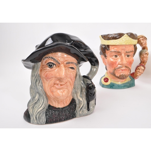 78 - Royal Doulton - A collection of four 20th Century ceramic character jugs to include from the Shakesp... 