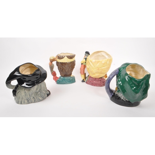 78 - Royal Doulton - A collection of four 20th Century ceramic character jugs to include from the Shakesp... 