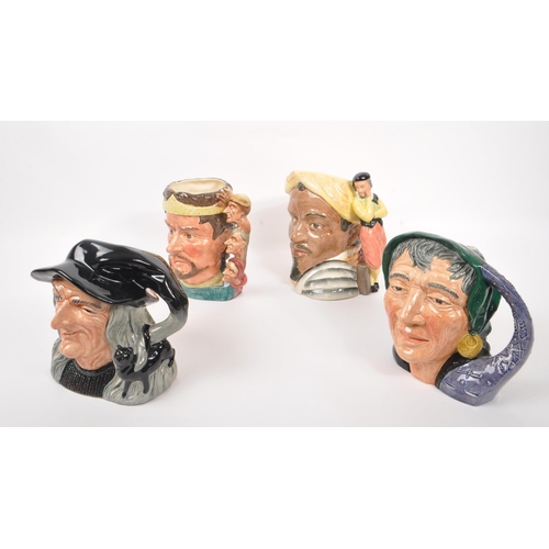 78 - Royal Doulton - A collection of four 20th Century ceramic character jugs to include from the Shakesp... 