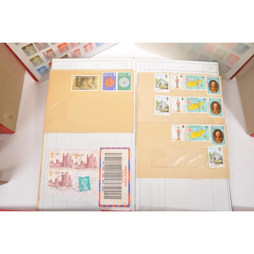 445 - Large extensive collection Royal Mail British and foreign franked postage stamps. To include six alb... 