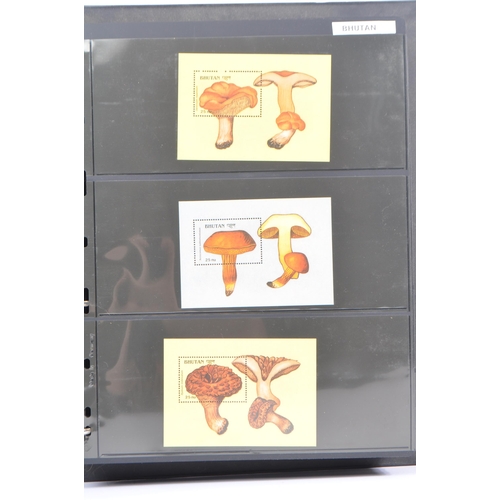 436 - A collection of 20th century Foreign mushroom related postal stamps. The collection featuring stamps... 