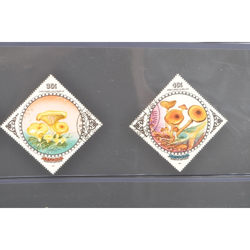 436 - A collection of 20th century Foreign mushroom related postal stamps. The collection featuring stamps... 