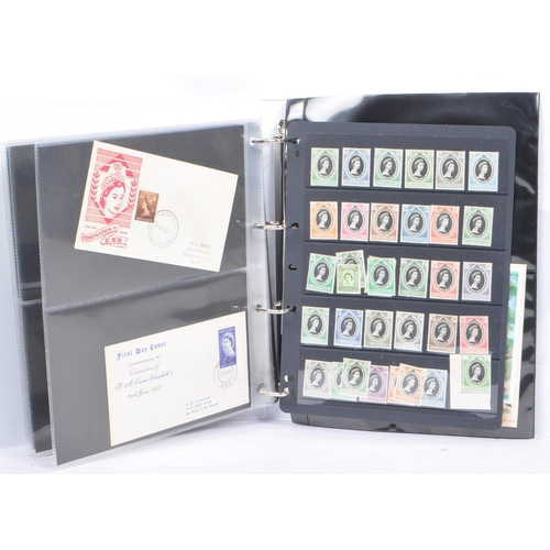 540 - A collection of mid 20th century stamps. The collection to include a complete collection of mint 194... 