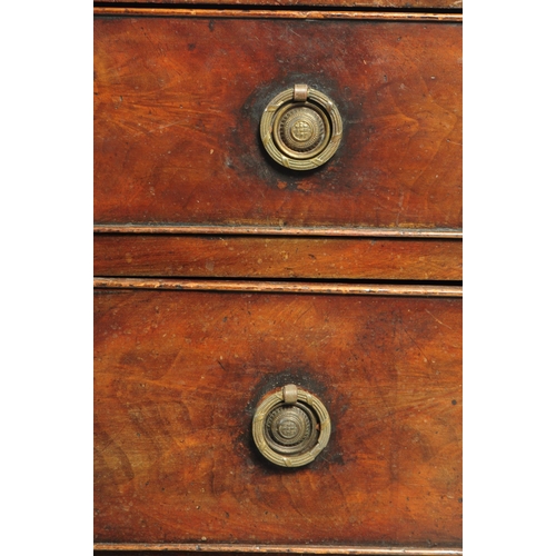 1064 - An early 20th Century Queen Anne Revival mahogany writing desk / dressing table with leather inlay t... 