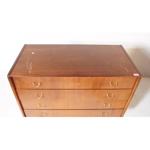 552 - G-Plan - Librenza Range - A mid 20th century G-Plan Librenza range Tola wood chest of drawers. The c... 