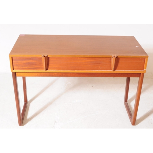 595 - Europa Furniture - A mid 20th century Europa Furniture teak veneer chest of drawers and dressing tab... 