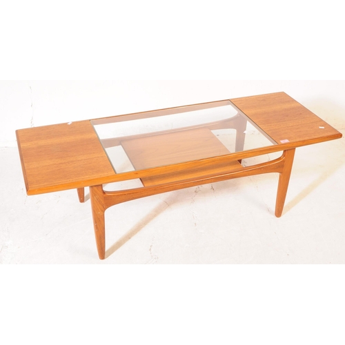 707 - Victor B. Wilkins - G-Plan - Fresco Range - A retro 1960s teak wood coffee table / low table of rect... 