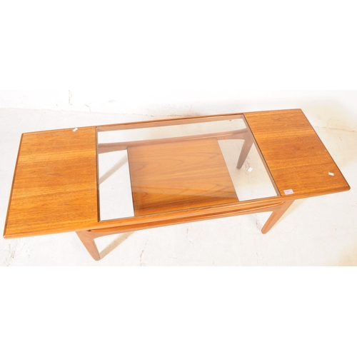 707 - Victor B. Wilkins - G-Plan - Fresco Range - A retro 1960s teak wood coffee table / low table of rect... 