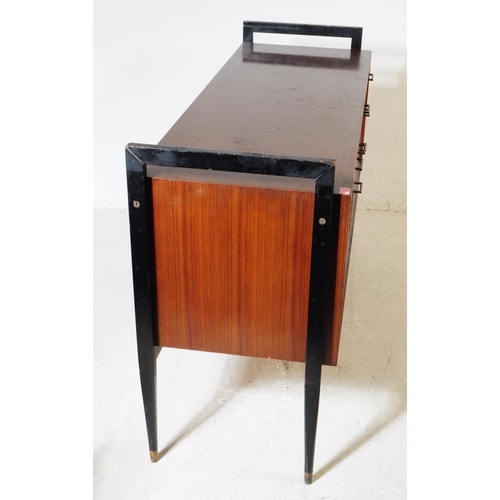 717 - Wrighton Furniture - A mid 20th century circa 1970s veneer sideboard credenza. The sideboard having ... 