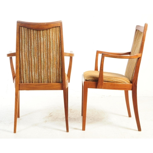 720 - G Plan - Fresco - A set of six mid 20th century circa 1960s G-Plan dining chairs. The chairs having ... 