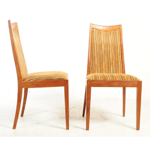 720 - G Plan - Fresco - A set of six mid 20th century circa 1960s G-Plan dining chairs. The chairs having ... 