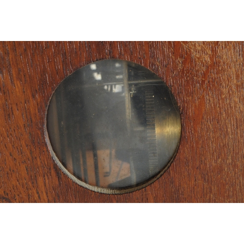 831 - Friedrich Mauthe - A 19th century FMS Mauthe 8-day movement oak cased wall clock. The clock having s... 