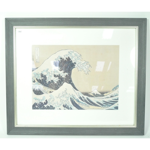 913 - Hokusai 
 The Great Wave off the Coast of Kanagawa
 Framed Print 
 64cm x 53cm

 A 20th Century prin... 