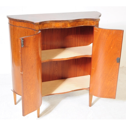 946 - Cameo Furniture - A vintage mid 20th century Cameo Furniture serpentine fronted Queen Anne revival d... 