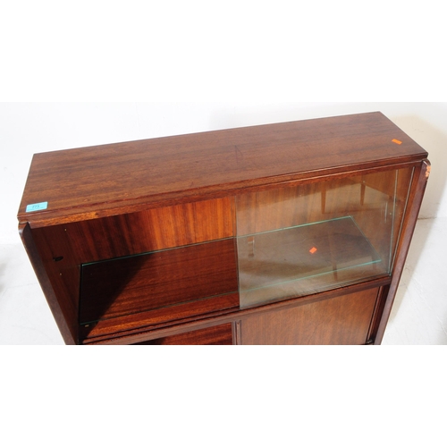 681 - G Plan - Brandon Range - A mid 20th century circa 1950s teak G-Plan Brandon range waterfall display ... 