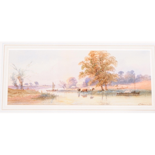 970 - EL Herring ( British 19th Century) A series of 3 watercolours, signed and dated (1890s) to include f... 