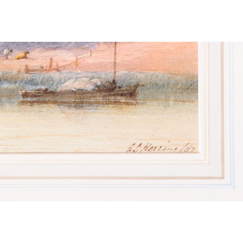 970 - EL Herring ( British 19th Century) A series of 3 watercolours, signed and dated (1890s) to include f... 