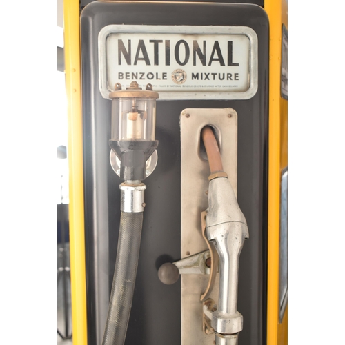 100 - Petroliana - a 20th century 1940s National Benzole forecourt / gas station petrol pump. The pump of ... 