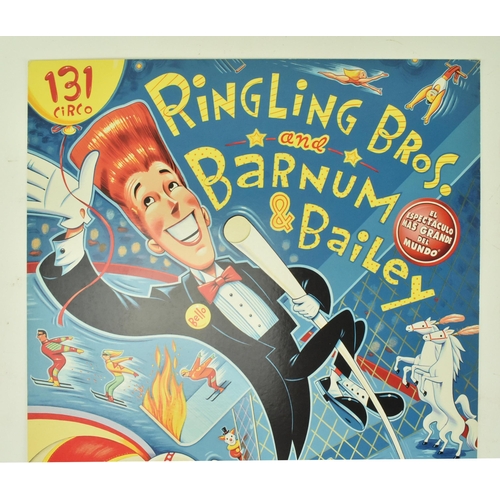 238 - A vintage circus advertising poster for Ringling Bros and Barnum & Bailey for 