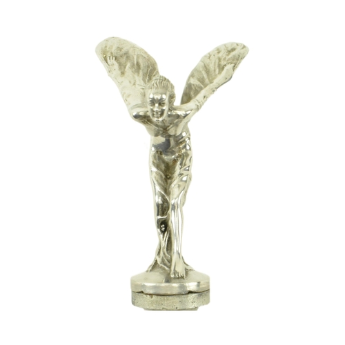 24 - Rolls Royce - a vintage 1970s original Rolls Royce car Spirit of Ecstasy advertising mascot in the f... 