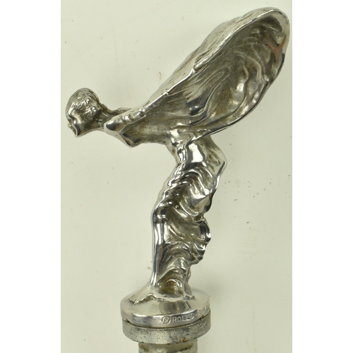 24 - Rolls Royce - a vintage 1970s original Rolls Royce car Spirit of Ecstasy advertising mascot in the f... 