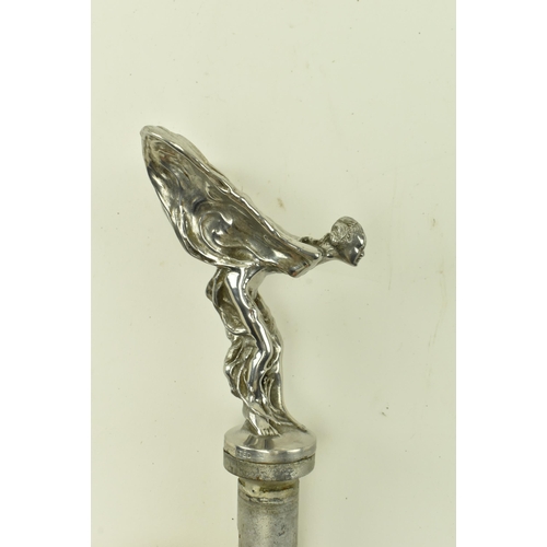 24 - Rolls Royce - a vintage 1970s original Rolls Royce car Spirit of Ecstasy advertising mascot in the f... 