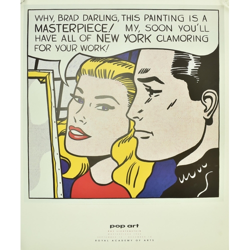 242 - After Roy Lichtenstein (American, 1923-1997) - A vintage late 20th century Royal Academy of Arts exh... 