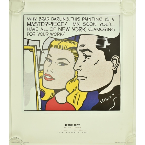 242 - After Roy Lichtenstein (American, 1923-1997) - A vintage late 20th century Royal Academy of Arts exh... 