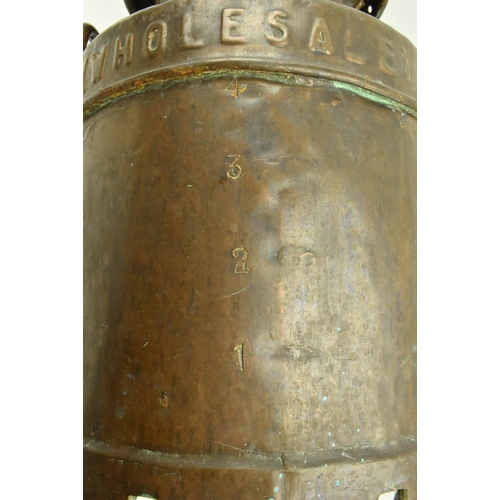 26 - United Dairies Wholesale Ltd - Trowbridge - A retro 20th century copper plated half size milk churn.... 