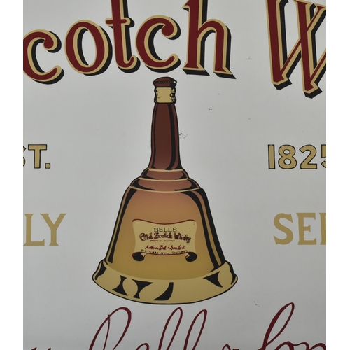 28 - Bell's Old Scotch Whisky - a vintage mid 20th century Bells Old Scotch Whisky point of sale pub adve... 