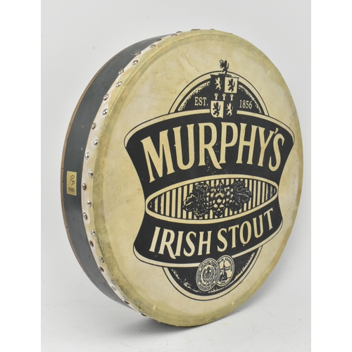 31 - Murphy's Irish Stout - a vintage 20th century Murphy's Irish Stout handheld advertising drum. The dr... 